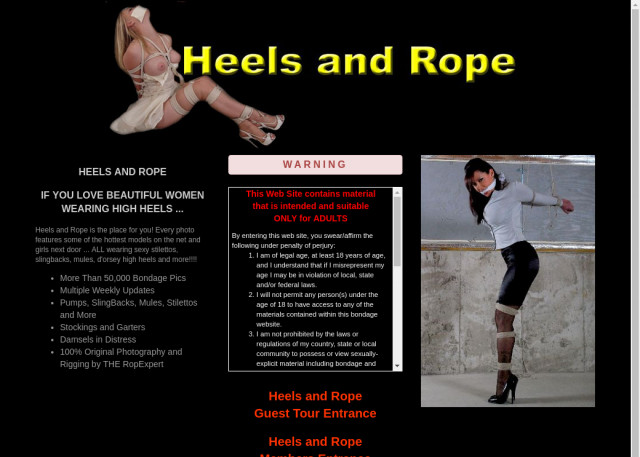 heels and rope