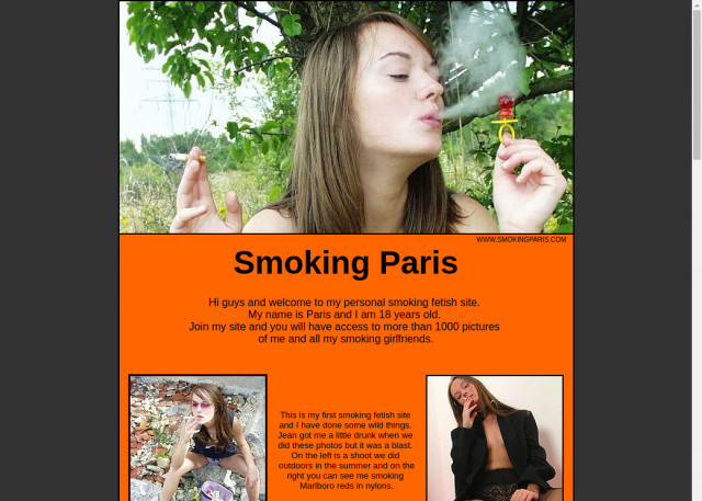 smoking paris