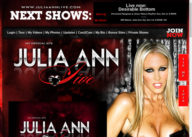 julia ann live