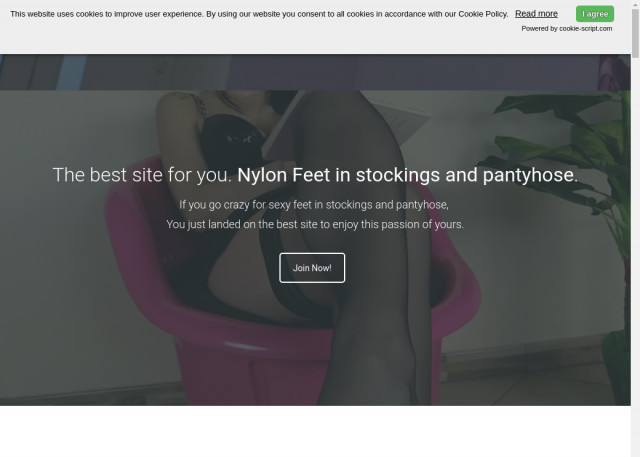 nylon feet love