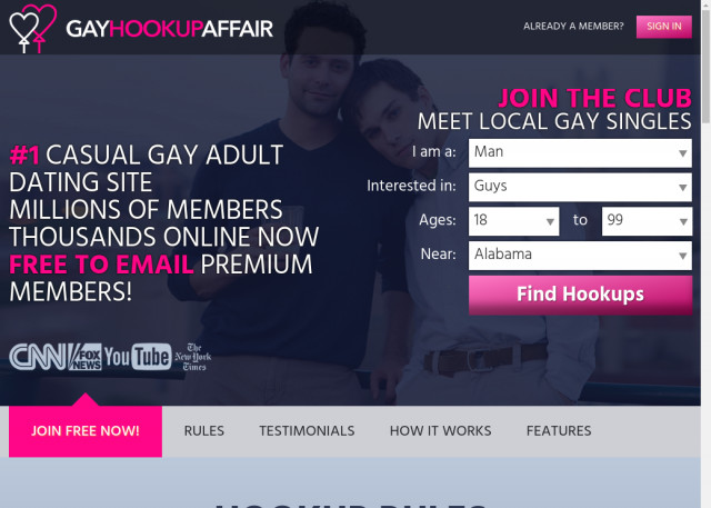 gay hookup affair