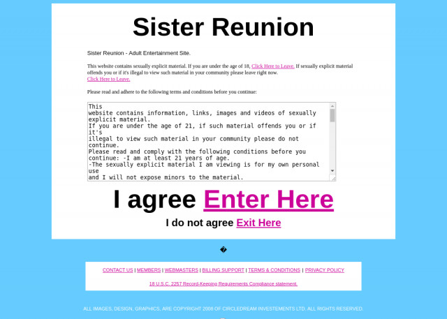 sister reunion