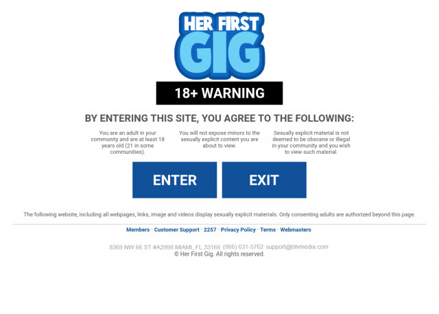 her first gig
