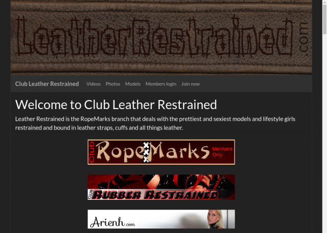 club leather restrained