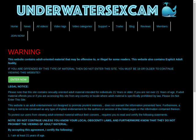 underwater sex cam