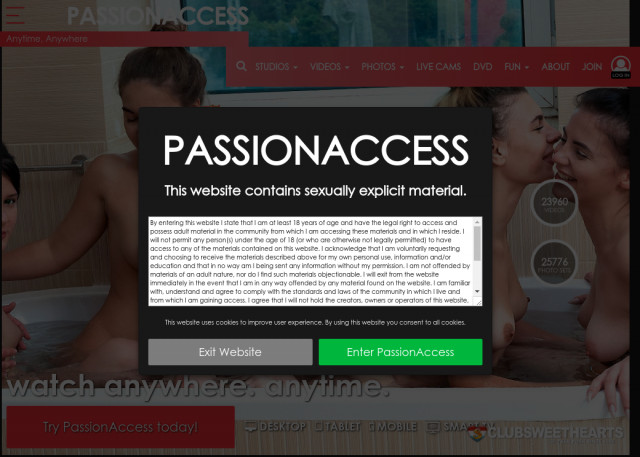 passion access