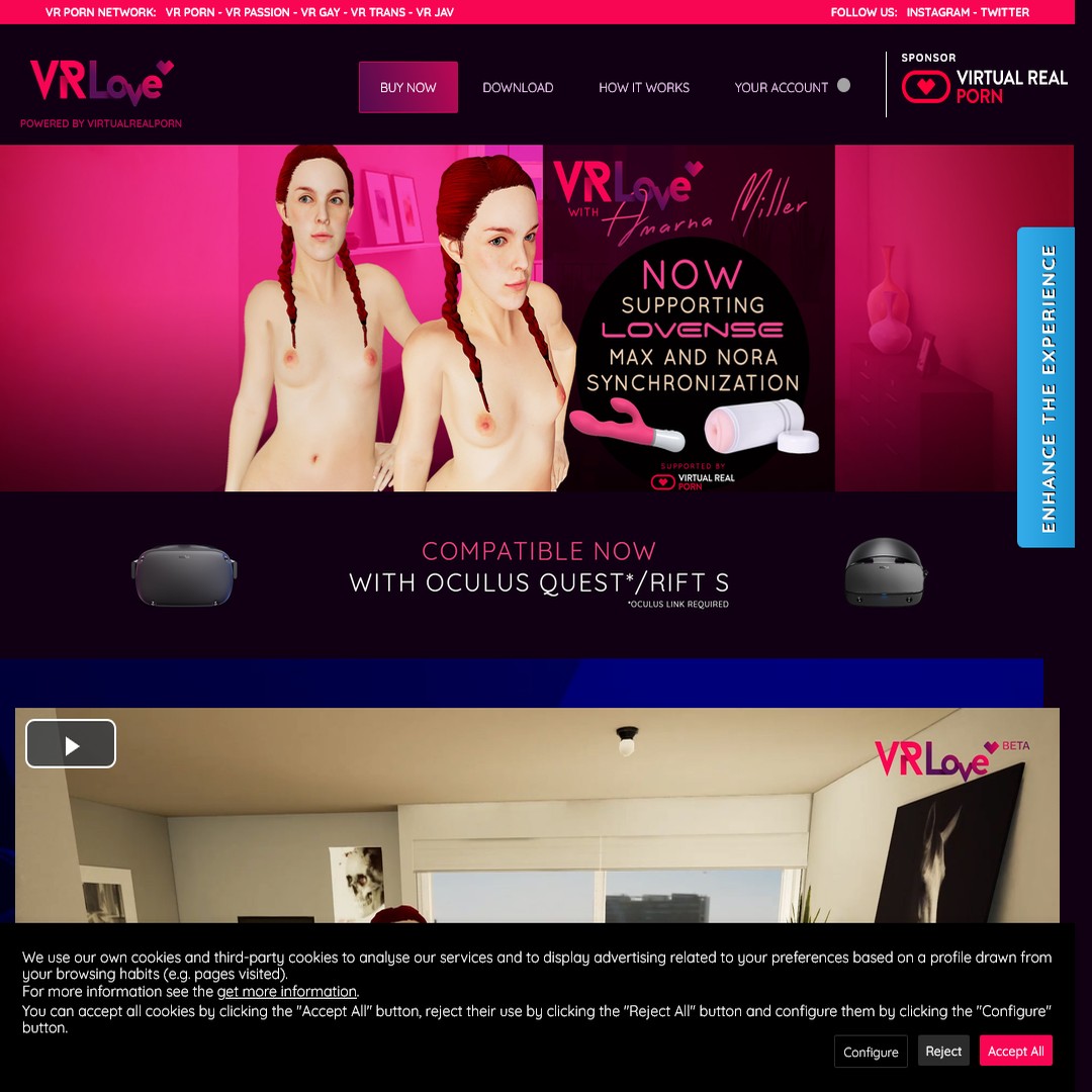 vr love the game account